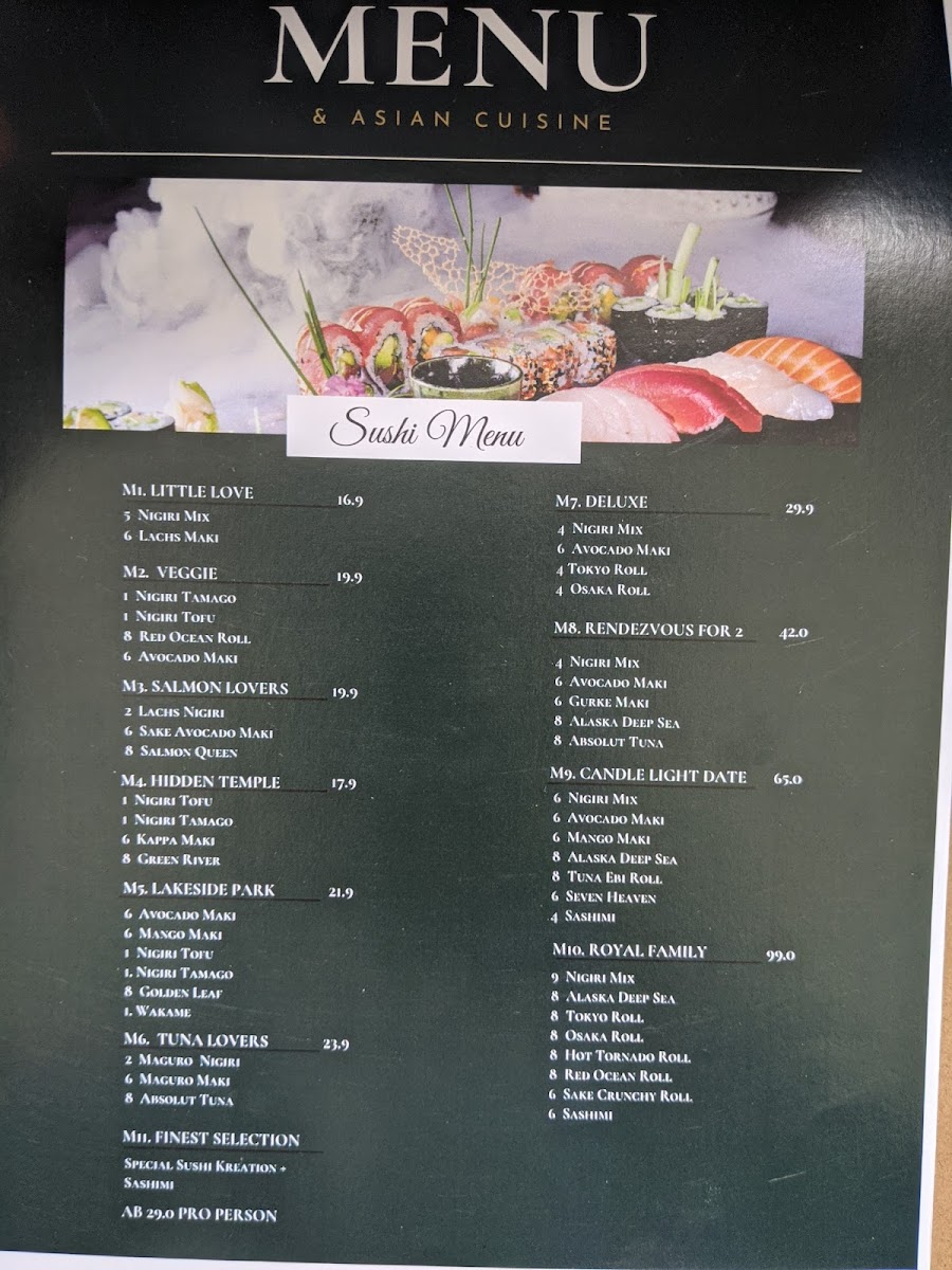 Menu Miyu - Finest Sushi & Asian Cuisine - Koln-9